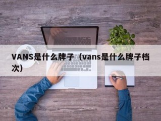 VANS是什么牌子（vans是什么牌子档次）