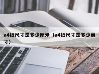 a4纸尺寸是多少厘米（a4纸尺寸是多少英寸）
