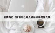 爱情而已（爱情而已两人酒后冲动是第几集）