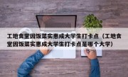 工地食堂因饭菜实惠成大学生打卡点（工地食堂因饭菜实惠成大学生打卡点是哪个大学）