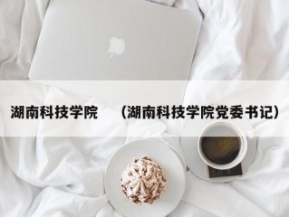 湖南科技学院　（湖南科技学院党委书记）