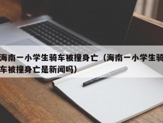 海南一小学生骑车被撞身亡（海南一小学生骑车被撞身亡是新闻吗）