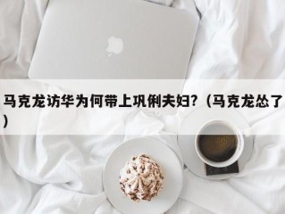 马克龙访华为何带上巩俐夫妇?（马克龙怂了）