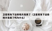 卫星视角下这些地方变美了（卫星视角下这些地方变美了吗为什么）