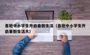 各地中小学生开启暑假生活（各地中小学生开启暑假生活大）