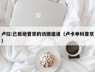 卢拉:已拒绝普京的访俄邀请（卢卡申科普京）