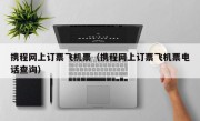 携程网上订票飞机票（携程网上订票飞机票电话查询）