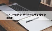 ECCO什么牌子（ecco什么牌子是哪个国家的）