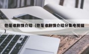 他是谁剧情介绍（他是谁剧情介绍分集电视猫）